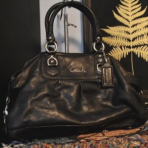 COACH Ashley Leather Shoulder Bag Vintage 80s 90s 00s